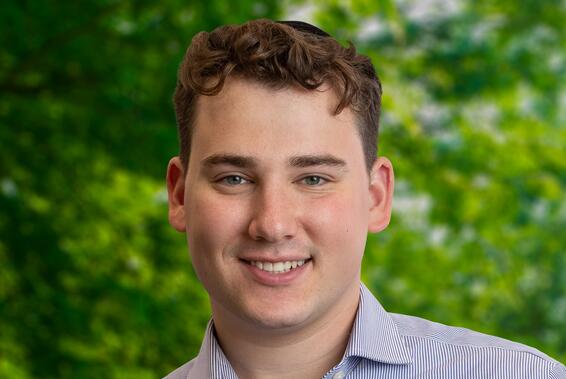 Yeshiva College student smiling
